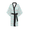 Cherry Blossom Pattern Print Design 02 Women's Short Kimono