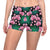 Orchid Pink Pattern Print Design OR06 Yoga Shorts