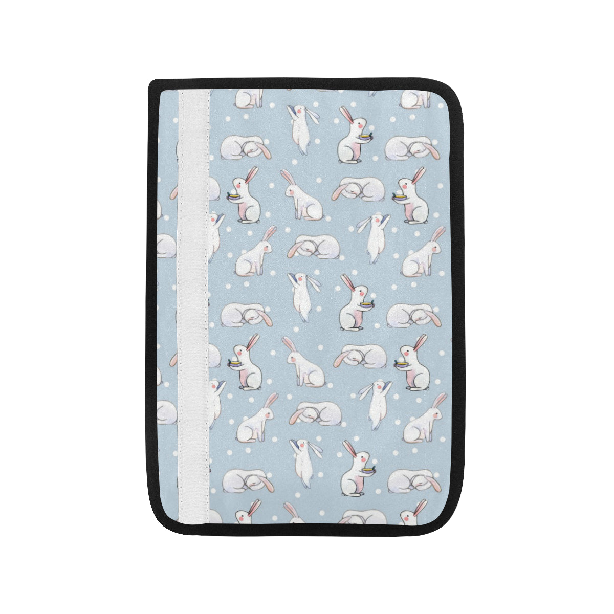 Rabbit Pattern Print Design RB06 Car Seat Belt Cover