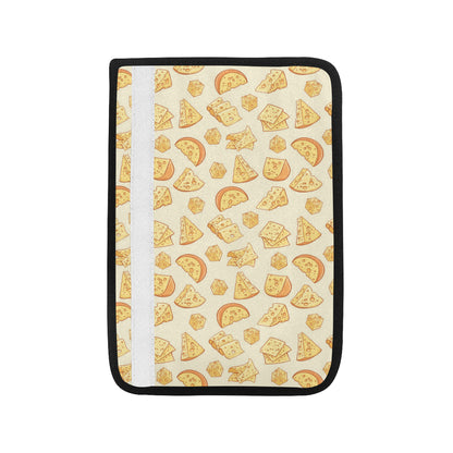 Cheese Pattern Print Design 01 Car Seat Belt Cover