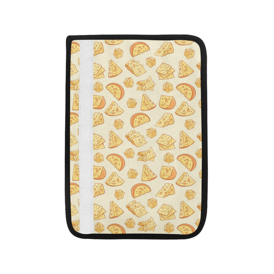 Cheese Pattern Print Design 01 Car Seat Belt Cover