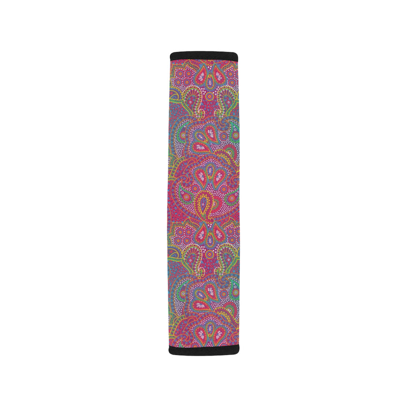 Boho Pattern Print Design 02 Car Seat Belt Cover