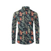 Bird Of Paradise Pattern Print Design BOP02 Men's Long Sleeve Shirt