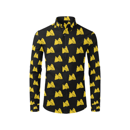 Nachos Pattern Print Design A02 Men's Long Sleeve Shirt