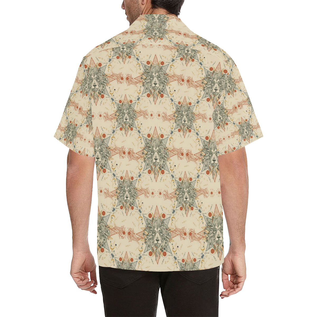 Leo Pattern Print Design 02 Men's Hawaiian Shirt
