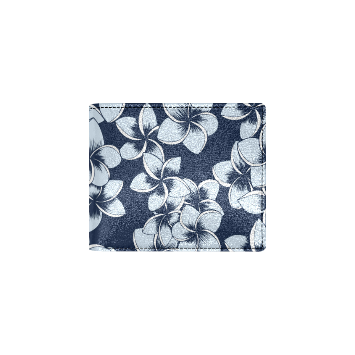 Plumeria Pattern Print Design A02 Men's ID Card Wallet