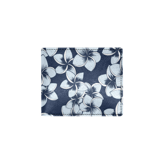 Plumeria Pattern Print Design A02 Men's ID Card Wallet