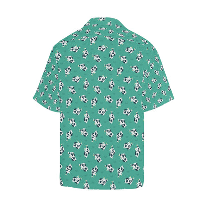 Cow Pattern Print Design 03 Men's Hawaiian Shirt