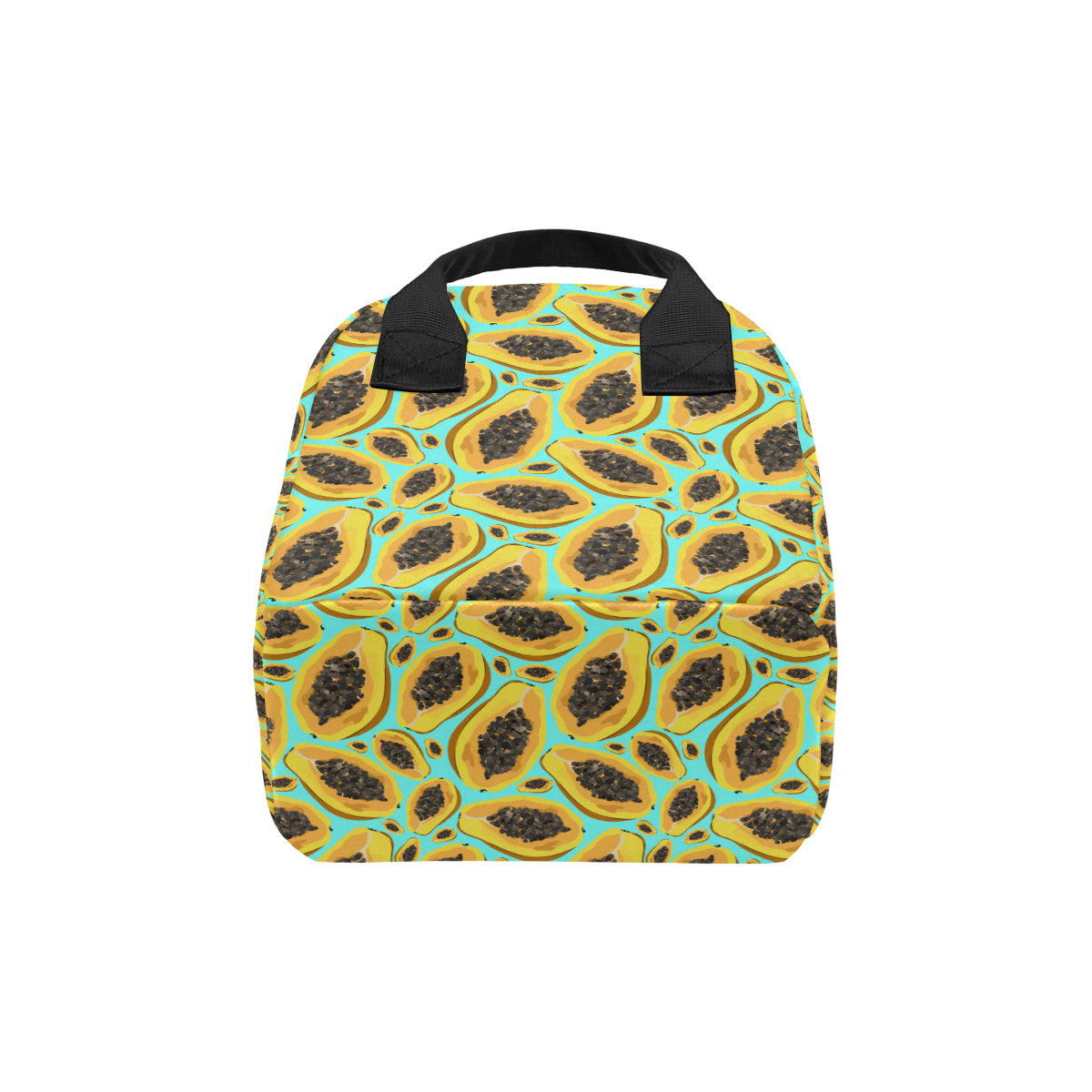 Papaya Pattern Print Design PP03 Insulated Lunch Bag