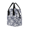 Skull Floral Beautiful Insulated Lunch Bag