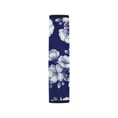 Cherry Blossom Pattern Print Design CB01 Car Seat Belt Cover