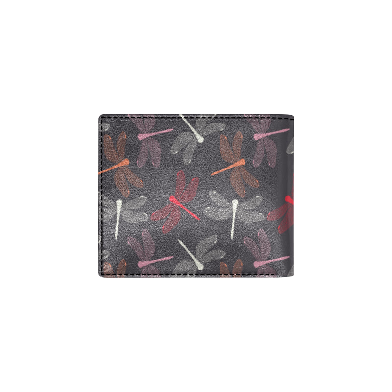 Dragonfly Pattern Print Design 01 Men's ID Card Wallet