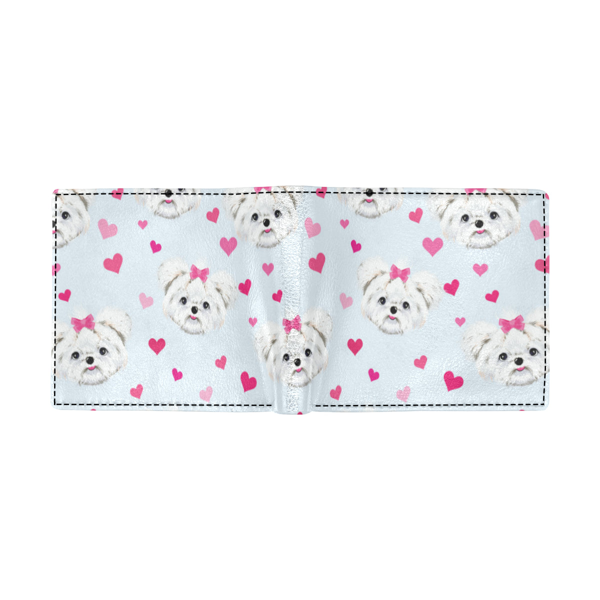 Maltese Pattern Print Design 03 Men's ID Card Wallet