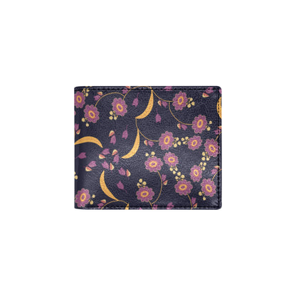 Anemone Pattern Print Design AM012 Men's ID Card Wallet