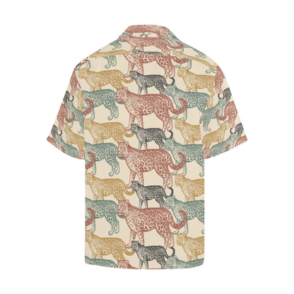 Jaguar Pattern Print Design 01 Men's Hawaiian Shirt