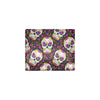 sugar skull Floral Pattern Men's ID Card Wallet