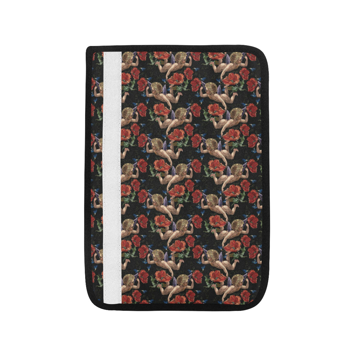 Cupid Pattern Print Design 05 Car Seat Belt Cover