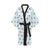 Beagle Pattern Print Design 06 Women's Short Kimono