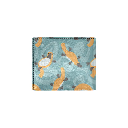 Platypus Pattern Print Design A01 Men's ID Card Wallet
