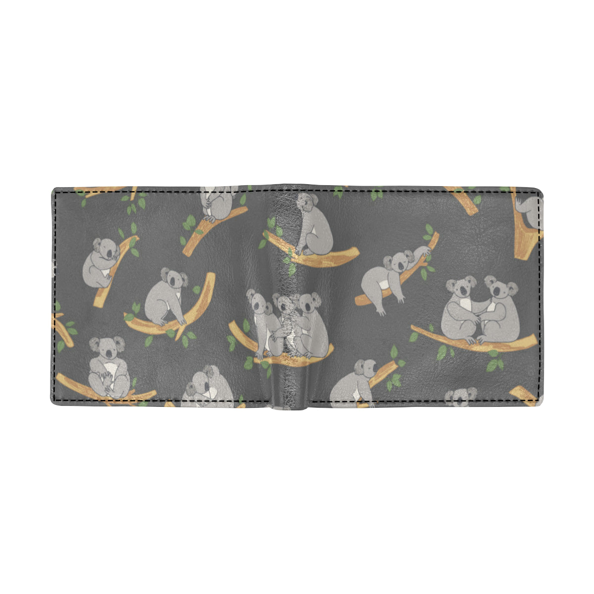 Koala Pattern Print Design 07 Men's ID Card Wallet