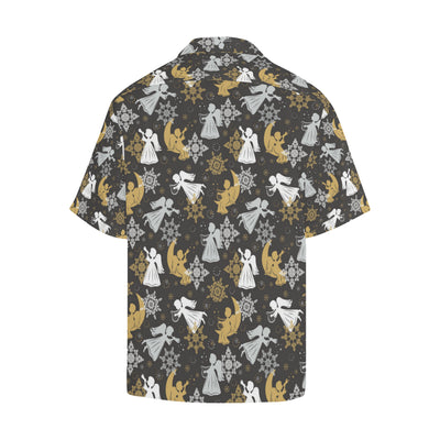 Angel Pattern Print Design 04 Men's Hawaiian Shirt