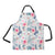 Hibiscus Print Apron with Pocket