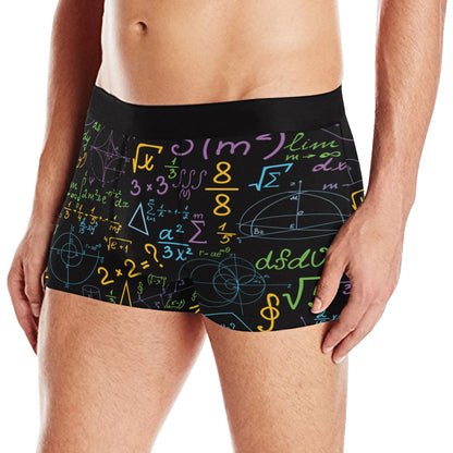Math Pattern Print Design 03 Men's Boxer Briefs