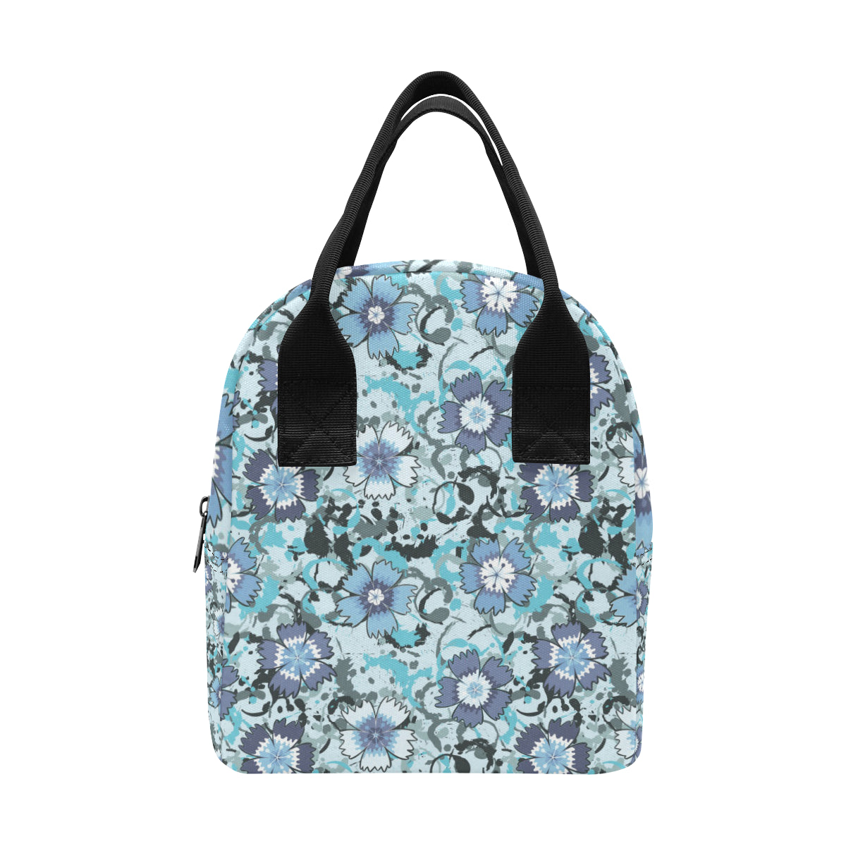 Carnations Pattern Print Design CN04 Insulated Lunch Bag