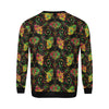 lotus Boho Pattern Print Design LO09 Men Long Sleeve Sweatshirt