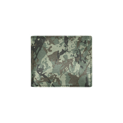 Camouflage Pattern Print Design 06 Men's ID Card Wallet