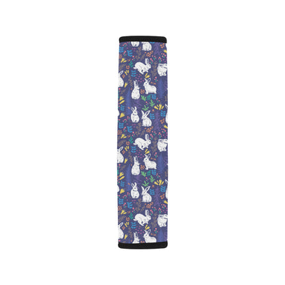 Bunny Pattern Print Design 01 Car Seat Belt Cover