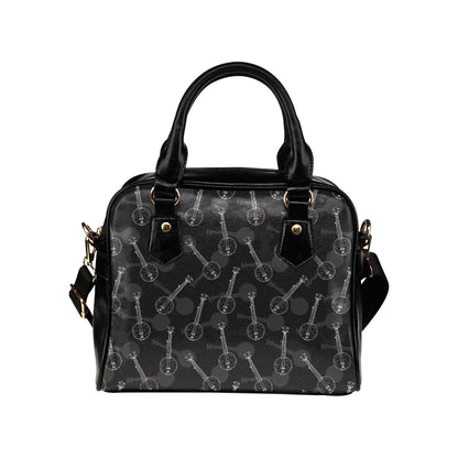 Banjo Pattern Print Design 03 Shoulder Handbag