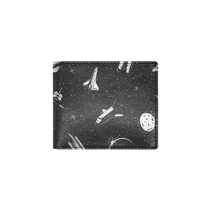 Space Pattern Men's ID Card Wallet