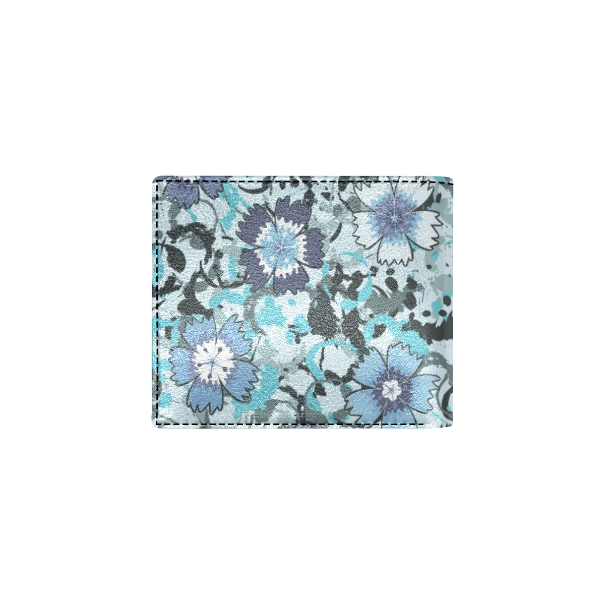 Carnations Pattern Print Design CN04 Men's ID Card Wallet