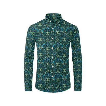 Celestial Pattern Print Design 07 Men's Long Sleeve Shirt