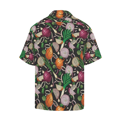 Onion Pattern Print Design A03 Men's Hawaiian Shirt