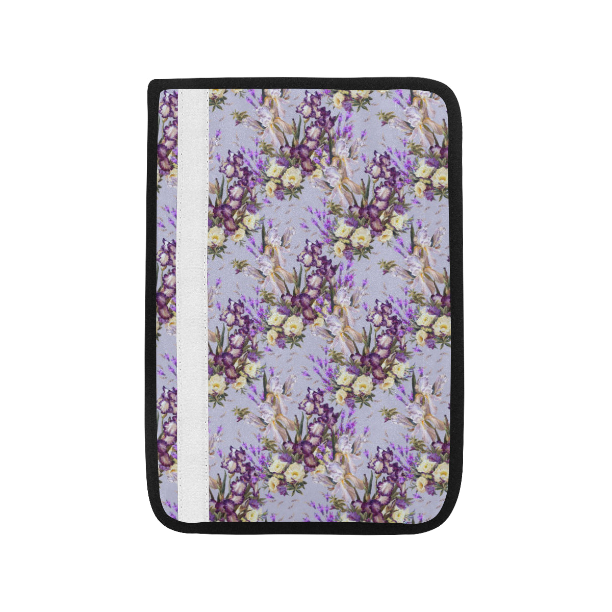 Iris Pattern Print Design IR07 Car Seat Belt Cover