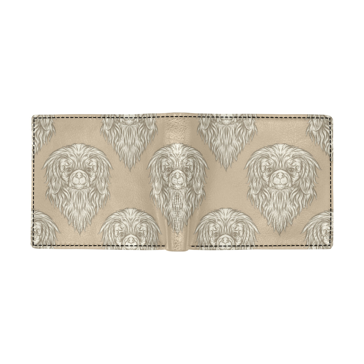 Pekingese Pattern Print Design A01 Men's ID Card Wallet