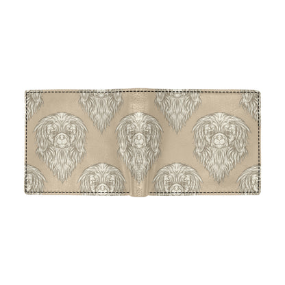 Pekingese Pattern Print Design A01 Men's ID Card Wallet
