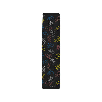 Bicycle Pattern Print Design 03 Car Seat Belt Cover