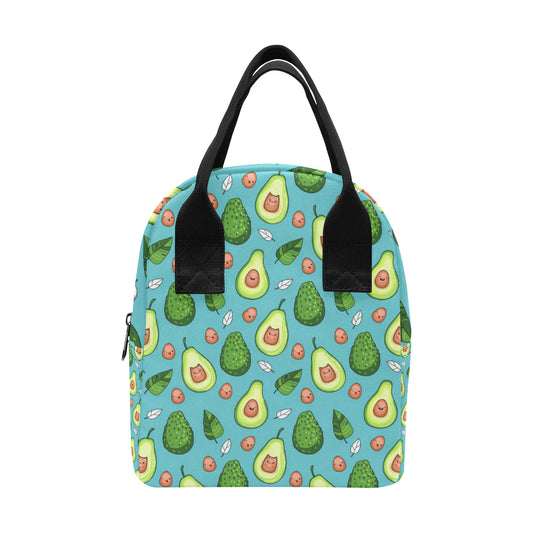 Avocado Pattern Print Design AC05 Insulated Lunch Bag