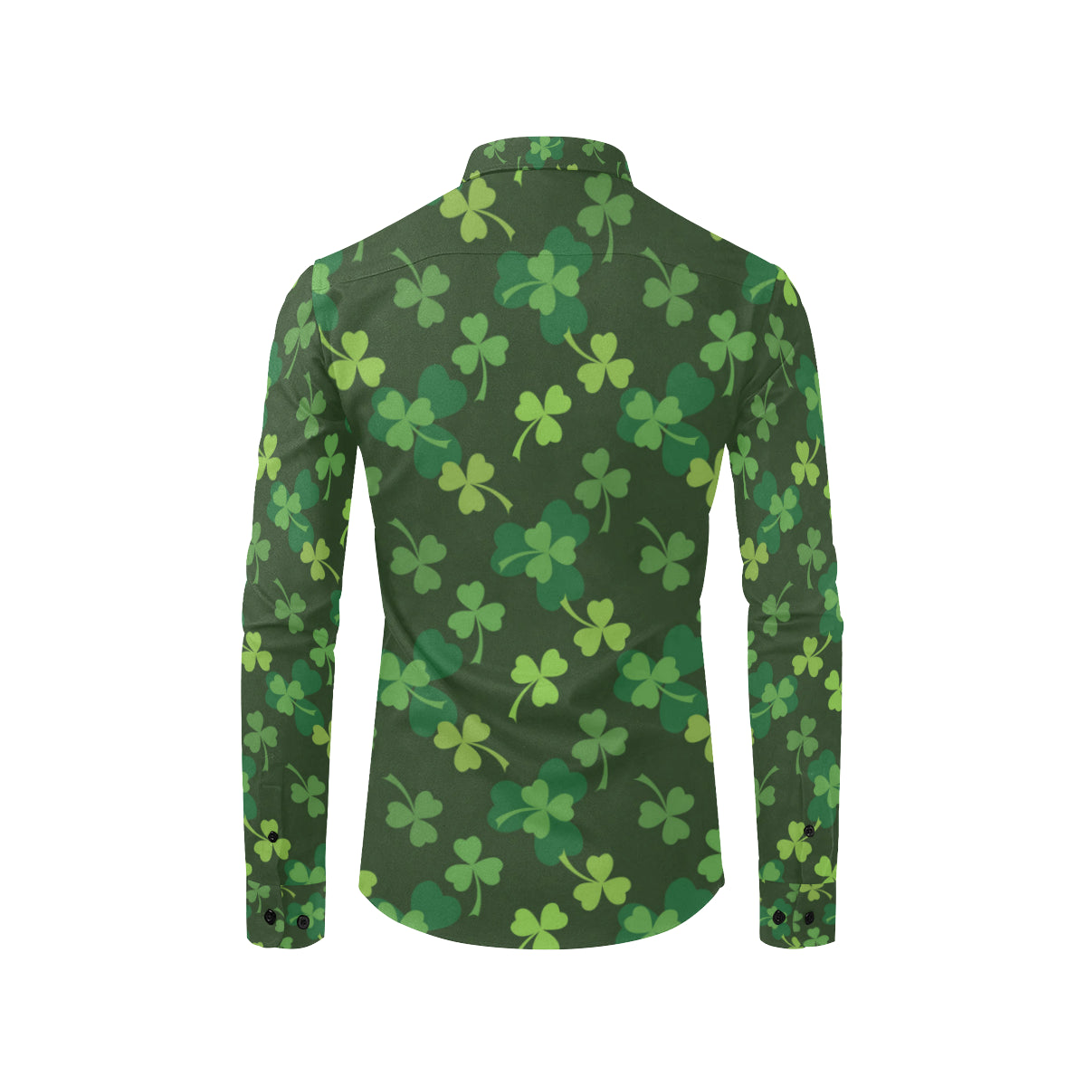 Irish Pattern Print Design 03 Men's Long Sleeve Shirt