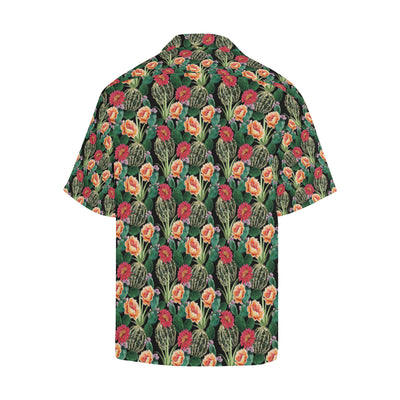 Cactus Pattern Print Design 06 Men's Hawaiian Shirt