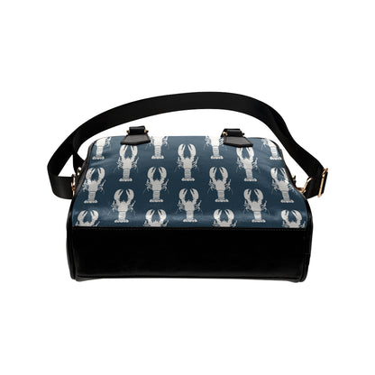 Lobster Pattern Print Design 02 Shoulder Handbag