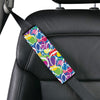 Peace Sign Colorful Pattern Print Design A02 Car Seat Belt Cover