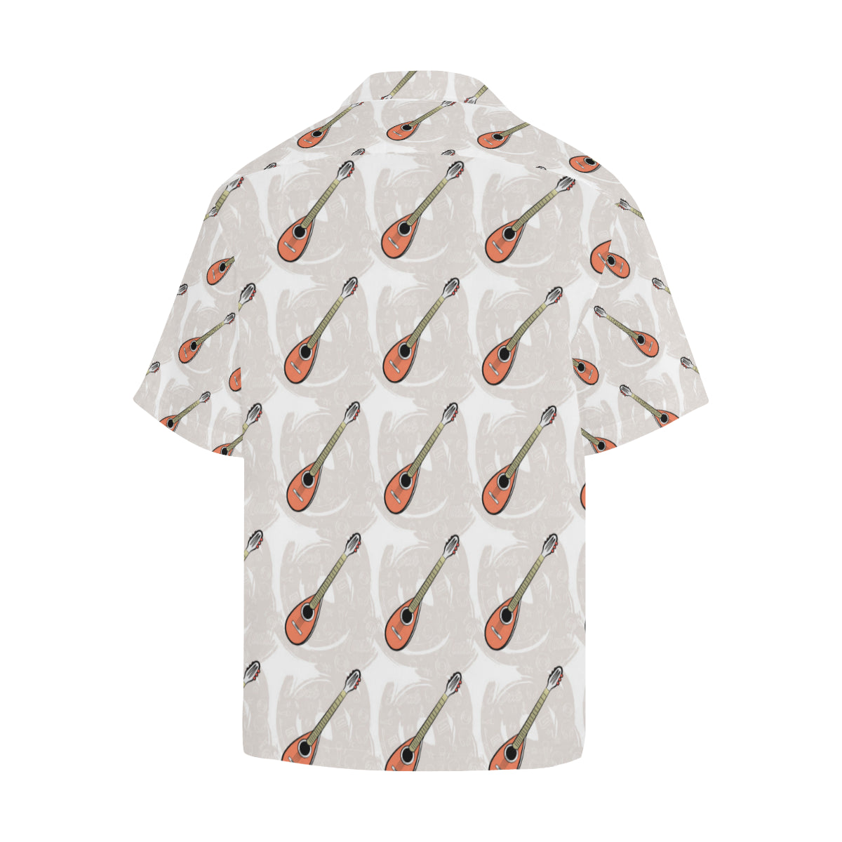 Mandolin Pattern Print Design 03 Men's Hawaiian Shirt