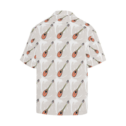 Mandolin Pattern Print Design 03 Men's Hawaiian Shirt