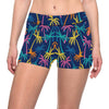 Palm Tree Pattern Print Design PT013 Yoga Shorts