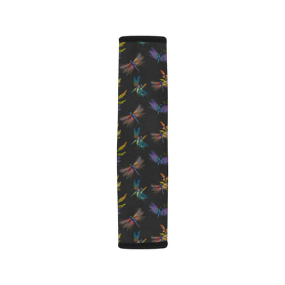 Dragonfly Colorful Realistic Print Car Seat Belt Cover