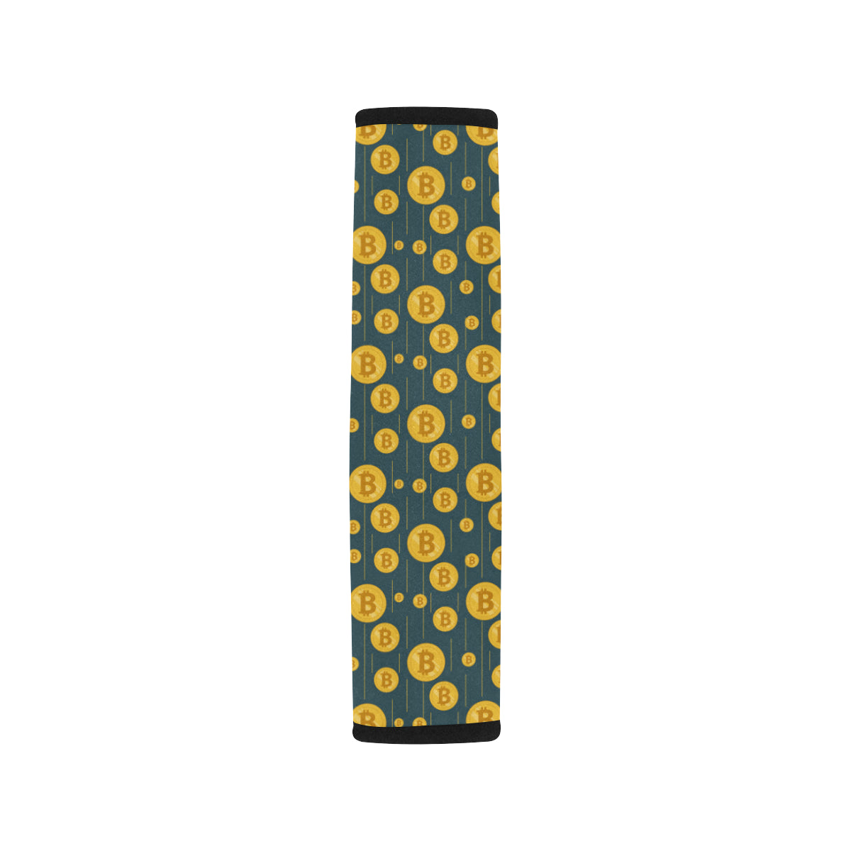 Bitcoin Pattern Print Design 01 Car Seat Belt Cover